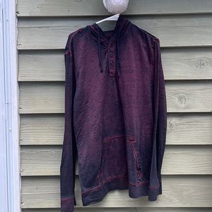 XL 3 button breathable casual hoodie